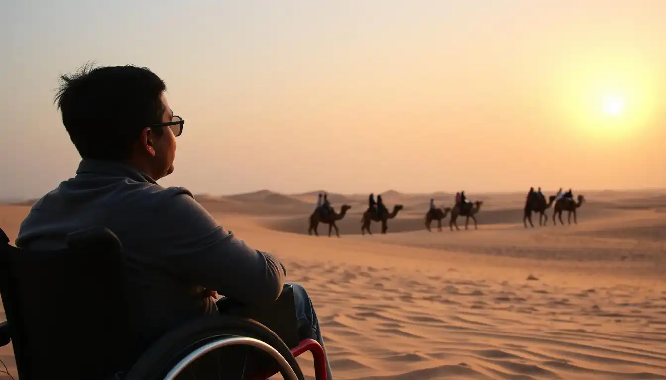 Desert Safari Dubai for Elderly and Disabled Persons